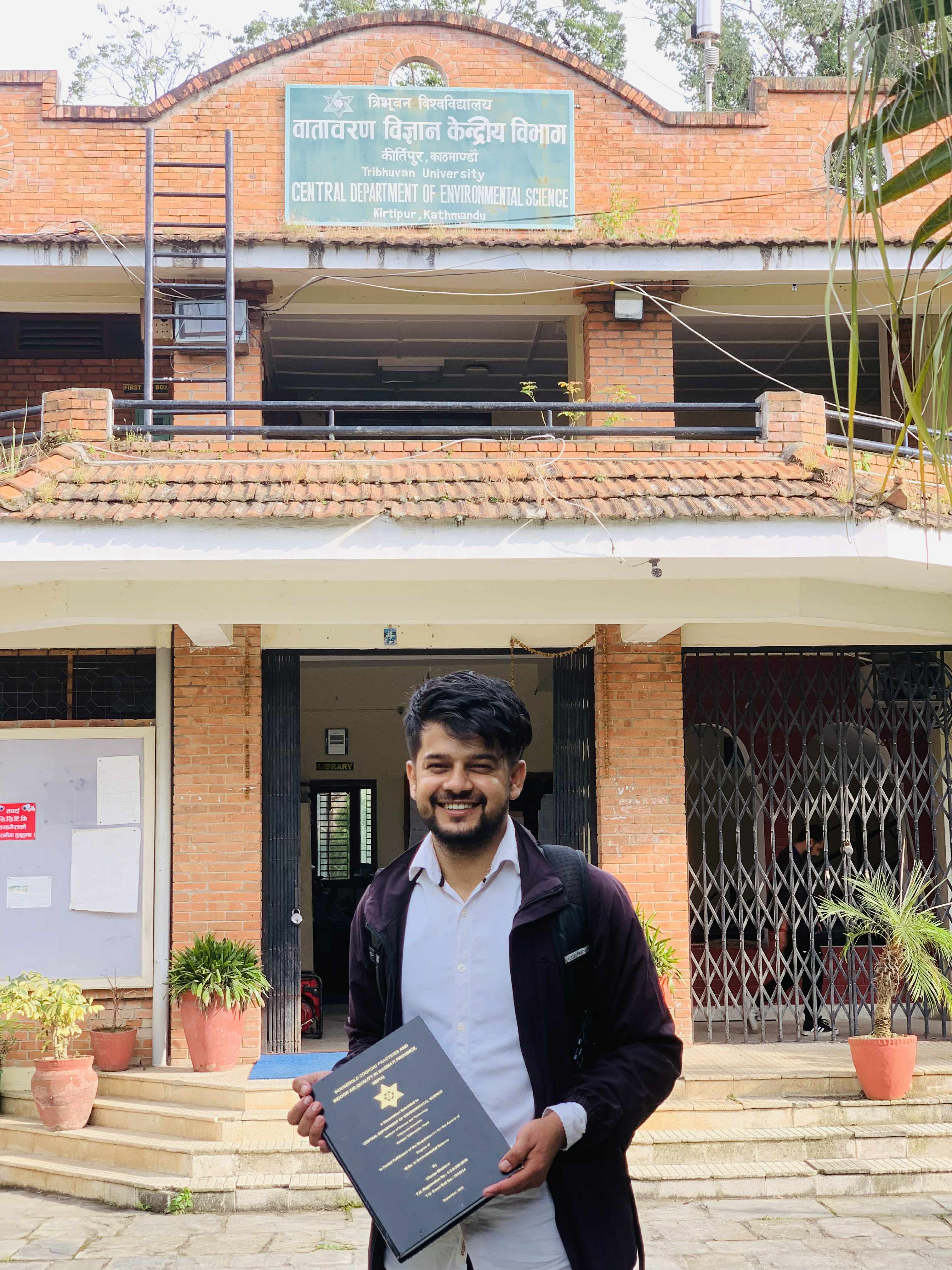 Charan Bhattarai at Tribhuvan University